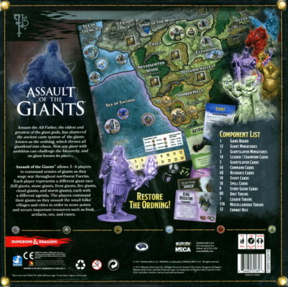 D&D Assault of the Giants Board Game - Afbeelding 2