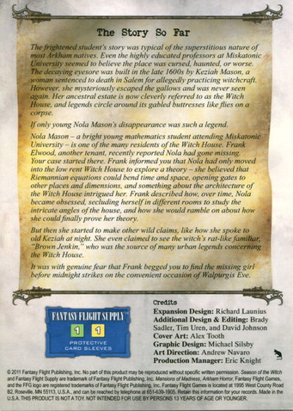 Season of the Witch (Mansions of Madness Expansion) - Afbeelding 3