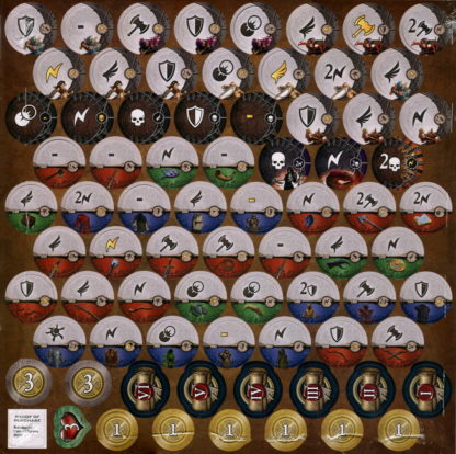 Combat Tokens (Runebound 3nd Ed. accessory) - Afbeelding 2