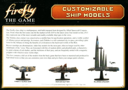 Firefly The Game - Customizable Ship Models - Afbeelding 2