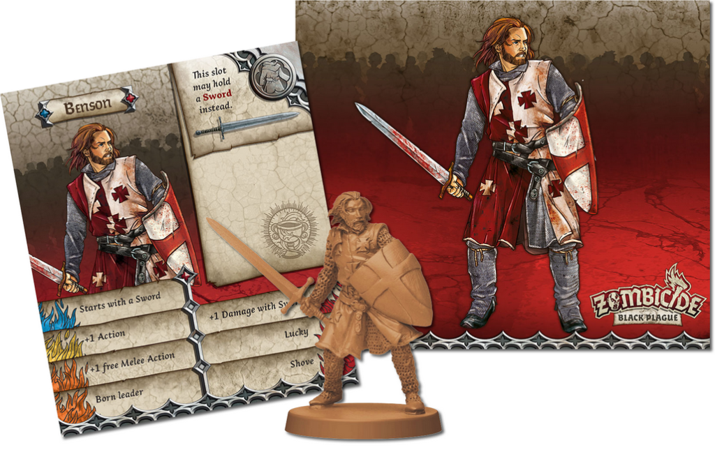 Benson (Zombicide Black Plague Promo Survivor) Simtasia