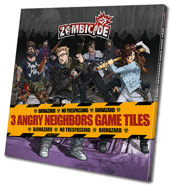 3 Angry Neighbours Game Tiles Pack (Zombicide expansion) - Image 4