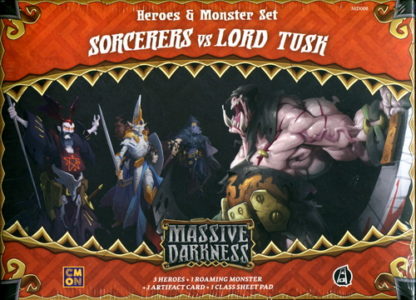 Sorcerers vs Lord Tush (Massive Darkness Heroes & Monster Set, expansion)