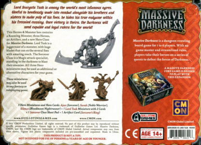 Sorcerers vs Lord Tush (Massive Darkness Heroes & Monster Set, expansion) - Afbeelding 2