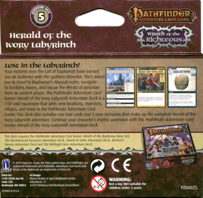 Herald of the Ivory Labyrinth (Pathfinder ACG Wrath of the Righteous Adv Deck 5) - Afbeelding 2