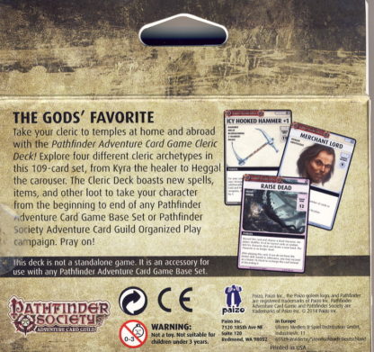 Pathfinder Cleric Class Deck - Afbeelding 2