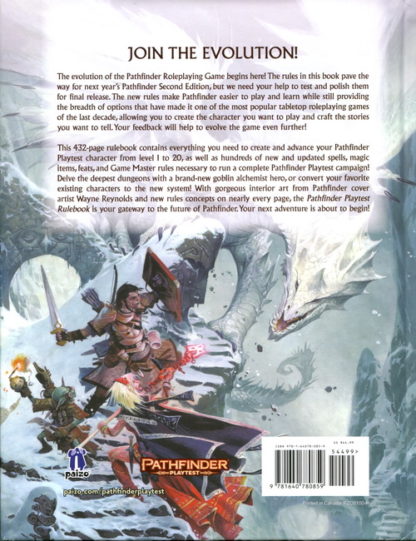 Pathfinder 2.0 Playtest Rulebook (hardcover) - Image 3
