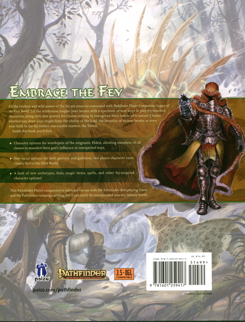 Pathfinder Player Companion - Legacy of the First World - Afbeelding 2