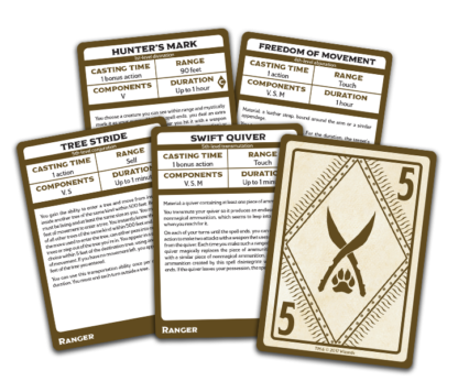 D&D Spellbook Cards - Ranger - Afbeelding 3