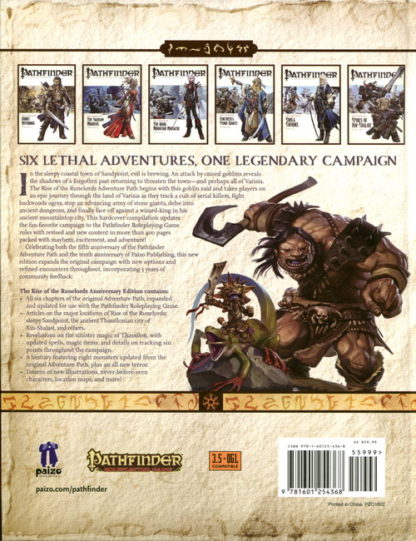 Pathfinder  - Rise of the Runelords Anniversary Edition - Afbeelding 2