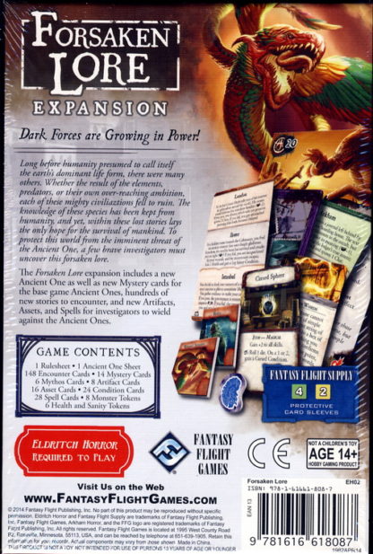 Forsaken Lore (Eldritch Horror Expansion) - Afbeelding 2