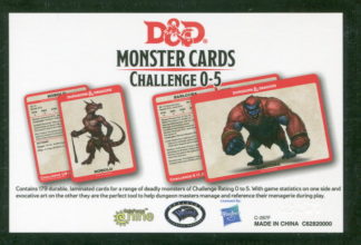 D&amp;D Monster Cards, Challenge 0-5 | Simtasia