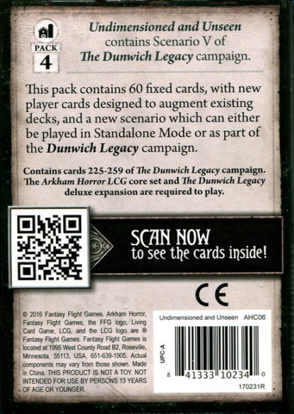 Undimensioned And Unseen (Arkham Horror The Card Game LCG exp.) - Afbeelding 3