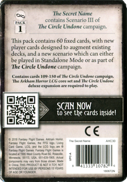 The Secret Name (Arkham Horror The Card Game LCG exp.) - Afbeelding 4