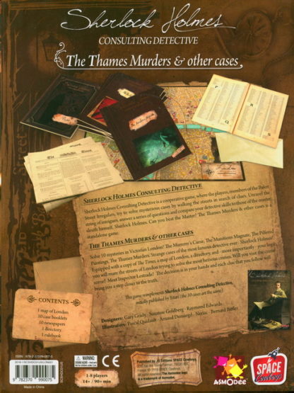 Sherlock Holmes Consulting Detective - The Thames Murders & other cases - Afbeelding 3