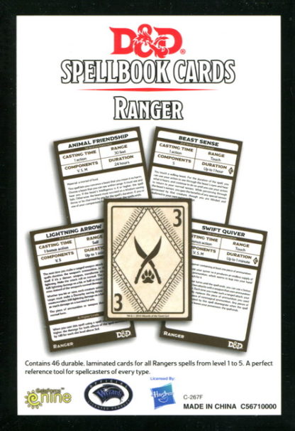 D&D Spellbook Cards - Ranger - Afbeelding 2