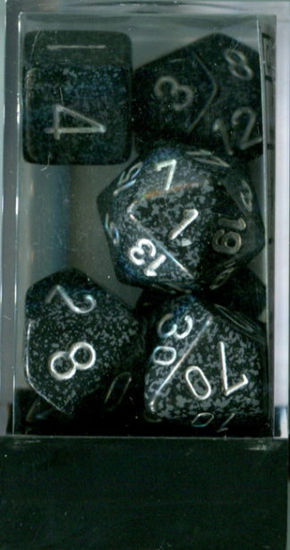 Dice Set Ninja Speckled Polyhedral (7)