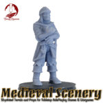 NPC: Guard 1 (no lance) - Medieval Scenery (3D print, resin) | Simtasia