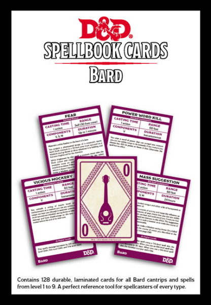 D&D Spellbook Cards - Bard - Image 2