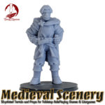NPC: Guard Captain- Medieval Scenery (3D print, resin) | Simtasia