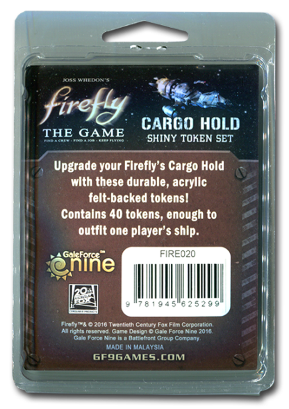 Firefly The Game - Cargo Hold, Shiny Token Set - Afbeelding 2