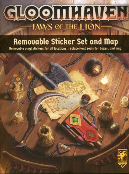 Gloomhaven: Jaws of the Lion Removable Sticker Set & Map - Afbeelding 3
