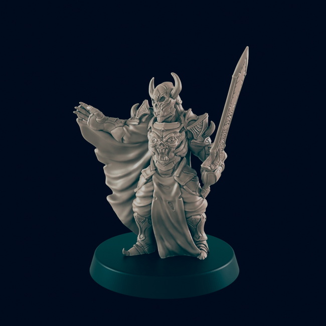 Death Knight (Beasts & Baddies 3D print, resin) - Afbeelding 3