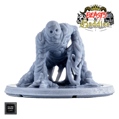 Clay Golem (Beasts & Baddies 3D print, resin)