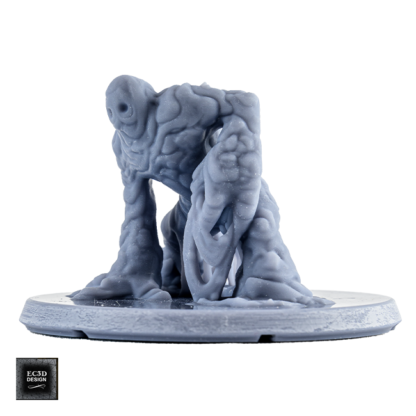 Clay Golem (Beasts & Baddies 3D print, resin) - Afbeelding 2