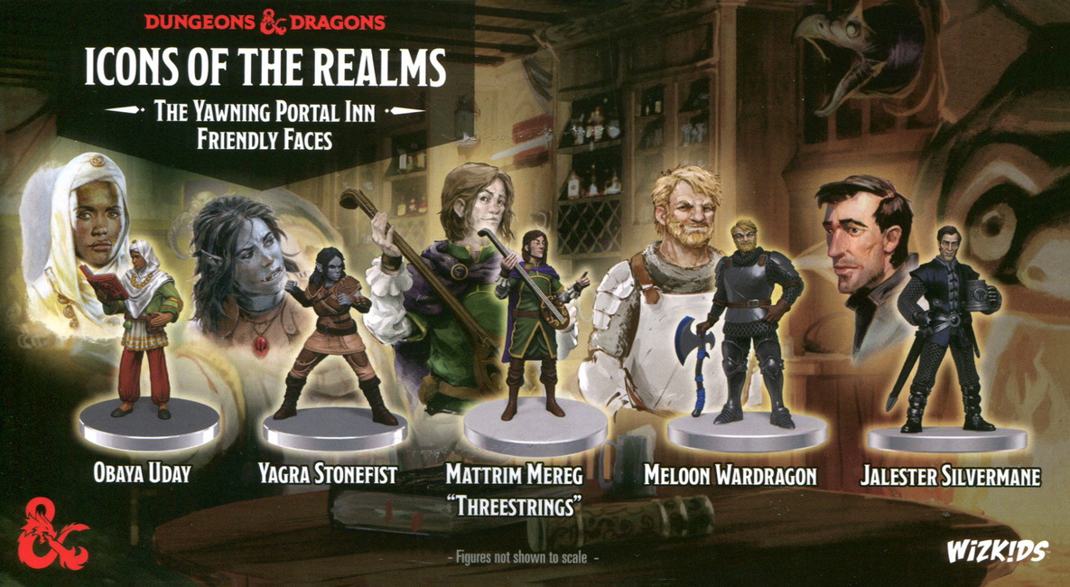 Donjons & Dragons – Icônes Des Royaumes : The Yawning Portal Inn Friendly Faces (Neuf)