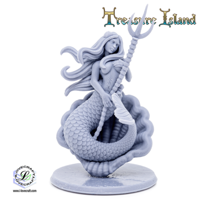 Sea Beauty (Treasure Island 3D print, resin)