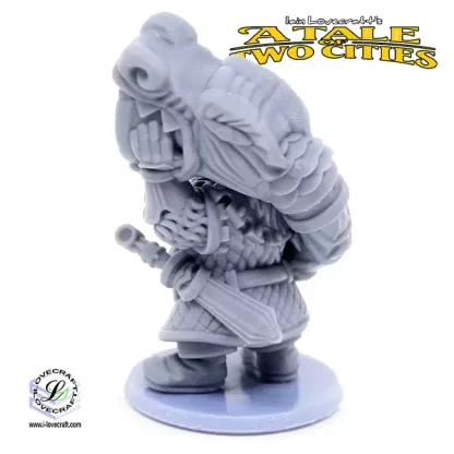 Dwarf Hornblower (A Tale of Two Cities 3D print, resin) - Afbeelding 3