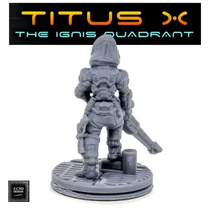 Assassin 1, based-decor (Titus X 3D print, resin) - Afbeelding 2