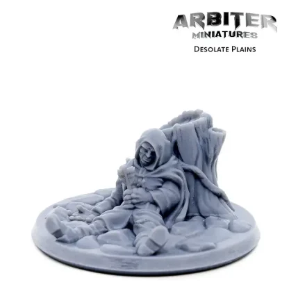 Dead Traveller (male) 01 (Desolate Plains 3D print, resin)
