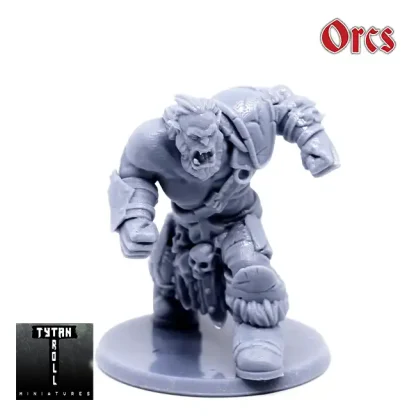 Orc Brawler (ORCS 3D print, resin)
