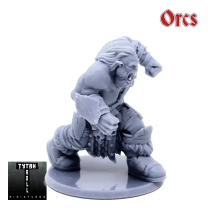 Orc Brawler (ORCS 3D print, resin) - Afbeelding 4