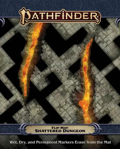Pathfinder Flip-Mat: Shattered Dungeon (accessory)