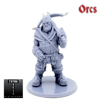 Orc with Crossbow (ORCS 3D print, resin)