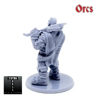 Orc with Crossbow (ORCS 3D print, resin) - Afbeelding 3