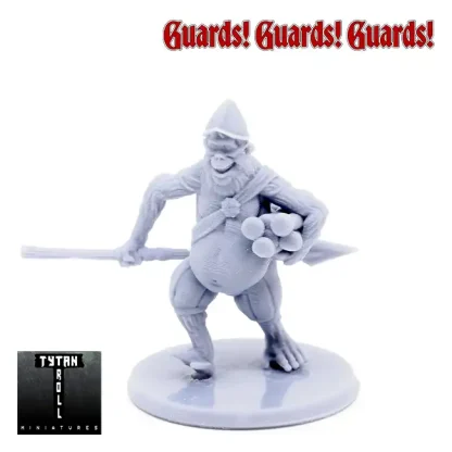 Orangutan Guard (Guards! 3D print, resin)