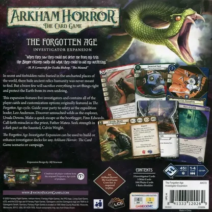 The Forgotten Age Investigator Expansion (Arkham Horror The Card Game LCG ) - Image 2