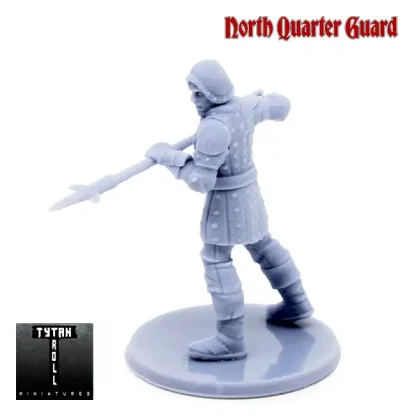 North Quarter Guard with Spear (Guards! 3D print, resin) - Afbeelding 2