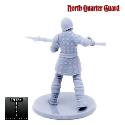 North Quarter Guard with Spear (Guards! 3D print, resin) - Afbeelding 3