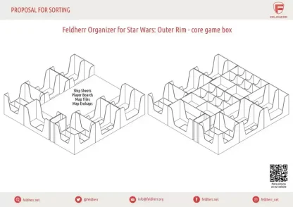 Star Wars: Outer Rim Core Game Organizer - Afbeelding 5