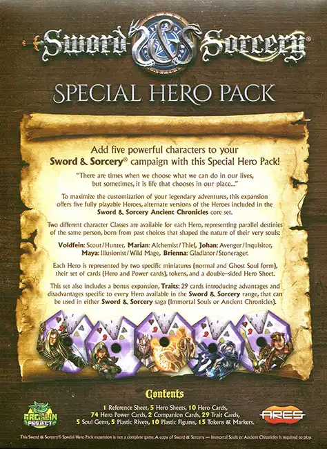 Alternate Hero & Ghost Soul Set, Sword & Sorcery - Afbeelding 2