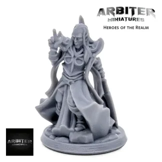 Male Elf Warrior 01 (Heroes of the Realm 3D print, resin)