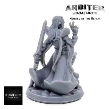 Male Elf Warrior 01 (Heroes of the Realm 3D print, resin) - Afbeelding 3