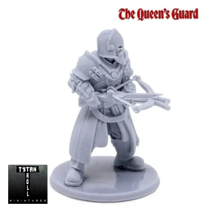 Queen's Guard with Crossbow 1 (Guards! 3D print, resin) - Afbeelding 4