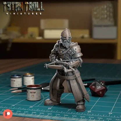 Queen's Guard with Crossbow 1 (Guards! 3D print, resin) - Afbeelding 5