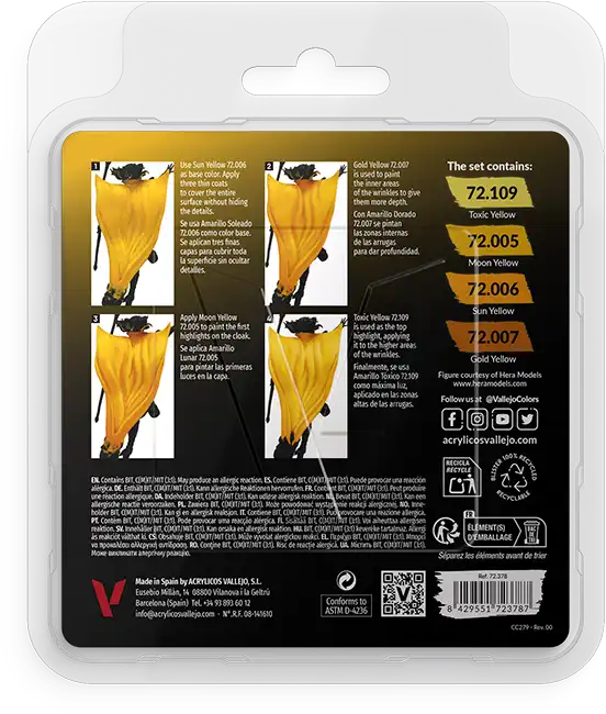 Game Color: Yellow Color Set (4x18 ml) - Afbeelding 10